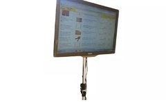 Pedestal Tripé De Chão para Tv Monitor Computador Lcd Video até 28''-36'' polegadas - comprar online