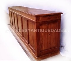 Barra mostrador ramos generales madera maciza (BA103A) - Muebles y Antiguedades - Argentina
