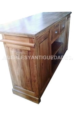 Barra mostrador ramos generales madera maciza (BA110A) - Muebles y Antiguedades - Argentina