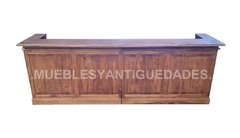 Barra mostrador ramos generales madera maciza (BA111A) - comprar online