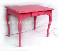 Mesa de comedor estilo francés Reina Ana laqueada (ME103M) - Muebles y Antiguedades - Argentina