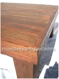 Mesa ratona en pinotea antigua reciclada (MR101A) - tienda online