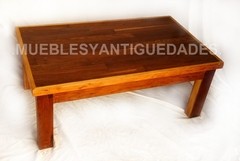Mesa ratona de madera maciza con tapa de lapacho (MR116A) - Muebles y Antiguedades - Argentina