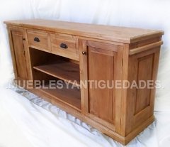 Mueble para TV / audio en madera maciza reciclada (TV101A)