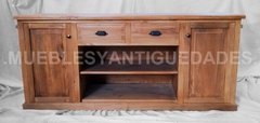 Mueble para TV / audio en madera maciza reciclada (TV101A) - Muebles y Antiguedades - Argentina