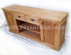 Mueble para TV / audio en madera maciza reciclada (TV101A) en internet