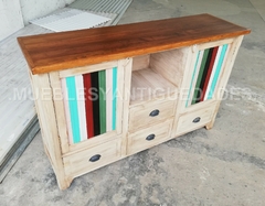 Mueble para TV de diseño realizado en madera maciza (TV105M) en internet