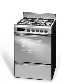 Longvie Cocina a gas 60cm 21601x con grill Electrico