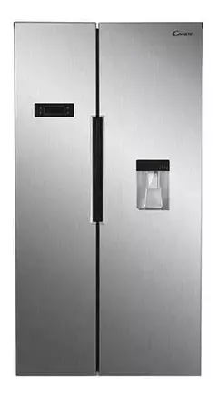 HELADERA CANDY SIDE BY SIDE Chsbso6174xwd 529 Lts NO FROST DISPENSER COLOR INOX