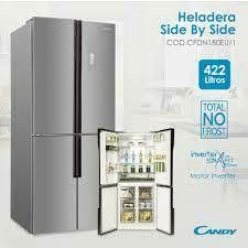 HELADERA CANDY SIDE BY SIDE Chsbso6174xwd 529 Lts NO FROST DISPENSER COLOR INOX - comprar online