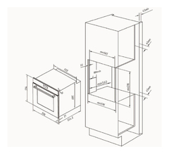 Combo Vondom Electrico Horno Tnc60enbs Y Microondas Hm60mibs - cocinasonline