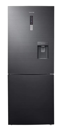 Heladera inverter no frost Samsung RL4363SBABS black stainless steel con freezer 432L
