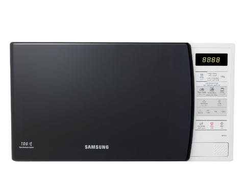 Microondas Samsung 20Lts, Acabado Blanco, interior ceramico - SAME731KKD