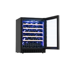 CAVA DE VINO WINEFROZ GLASS DOOR EDITION PARA 56 BOTELLAS - SIMPLE TEMPERATURA - GD400S - comprar online