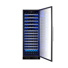 Cava de Vinos Winefroz Wi-Fi 138 Botellas - Simple Temperatura - WMN165SBLACKINOX - comprar online