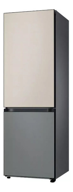 Heladera inverter no frost Samsung Bespoke SARB33A3070BG beige satinado y gris con freezer 328L - comprar online