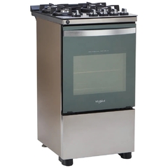 Cocina a Gas Whirlpool 51 cm - Acero Inoxidable y Grill - WFO4VBRDIM