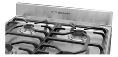 Cocina Ormay Tempo Acero Inox 57cm Rejillas De Fundicion - comprar online