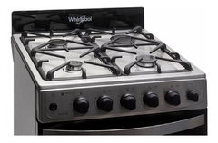 Cocina Whirlpool WFX57DI a gas/eléctrica 4 hornallas inox puerta con visor - cocinasonline