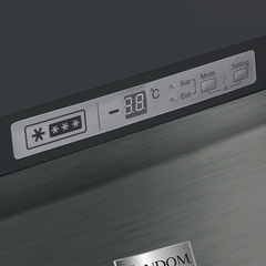 Freezer Vondom Vertical Bajo Mesada Display Digital - Acero Inoxidable 85 L FR55COMB en internet