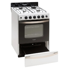 Cocina Whirlpool 56 cm - Blanca, Multigas - WFB57DWDNA