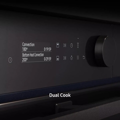 Horno Electrico Samsung Bespoke Dual Cook Vapor Air Fry Wifi - SANV7B5645TAK - comprar online