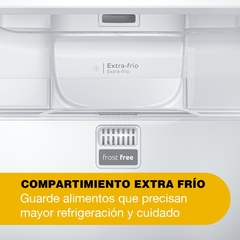 Whirlpool 386L Top Mount Inox - No Frost - WRM42HKDIM - tienda online