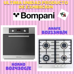 Horno Bompani BO2430 Y Anafe Bompani BO213NB/N