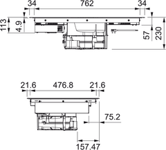 Anafe de induccion Franke con extractor incorporado MARIS 2TOGETHER FMA 839 HI black-glass - 3595-364 - comprar online