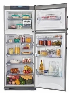 Heladera Kohinoor Khda43/7 Acero Con Freezer 413l - comprar online