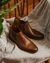 Botas de cuero con elastico premium Baires Marron stock - Palm Shoes