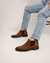 Botas de cuero con elastico premium Baires Marron modelo - Palm Shoes