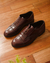 Zapatos de cuero de vestir Lincoln Brown Stock- Palm Shoes