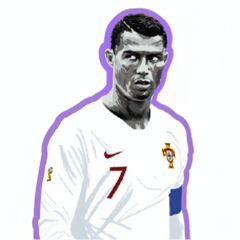 Imagen de CAJA STICKERS CR7 x 25 (unidades)