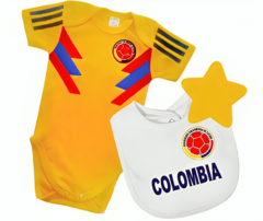 BODY PARA BEBÉ SELECCIÓN COLOMBIA + BABERO