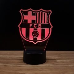 LÁMPARA LED MULTICOLOR BARCELONA FC ( 25 cm) en internet