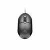 Mouse compacto ambidestro Multilaser c/ fio MF100 - Livraria & Sebo Alfa a Ômega 