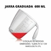 Jarra gradulada domestica de cozinha dosadora 600 ml na internet