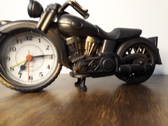 Harley-Davidson moto relógio despertador cofre retrô