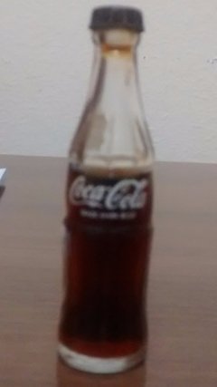 Coca-cola Garrafinha Mini Anos 80 Relíquia Original Port/jap