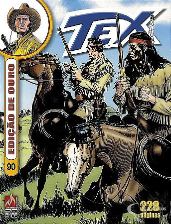 Revista HQ Tex nº 90 - edição ouro - irmãos Donegan