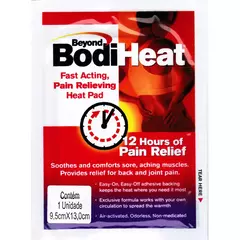 Almofada térmica adesiva para dor BodiHeat analgésico natural