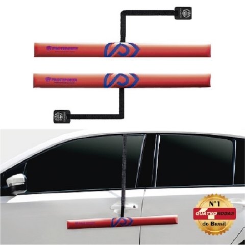 Door Guard for Car - 2 unit Red