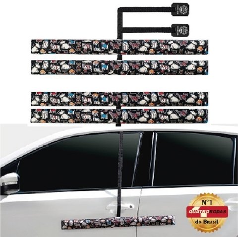 Kit Door Guard for Car - 4 unit Dogs