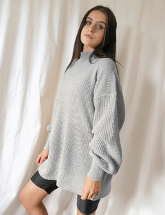 Sweater Bruna Gris Melange - comprar online