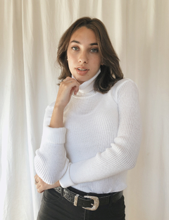 Sweater Beca Morley Crop Blanco