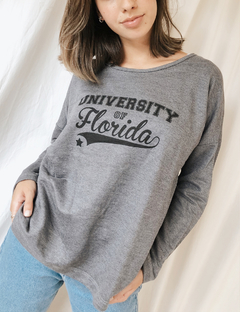 Buzo University gris topo - comprar online