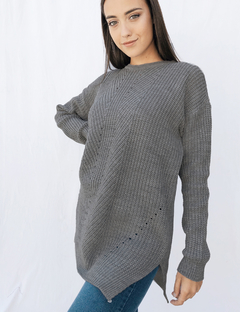 Sweater Oversize Boston Gris en internet