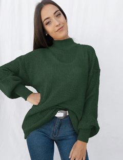 Sweater Bruna Verde Botella