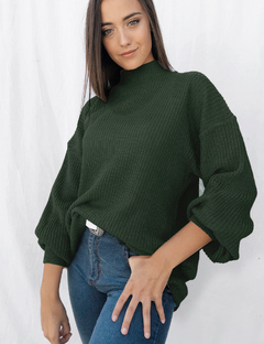 Sweater Bruna Verde Botella - comprar online